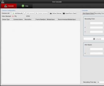 DiskCalculator (free) download Windows version.